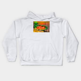 Neon Fish Kids Hoodie